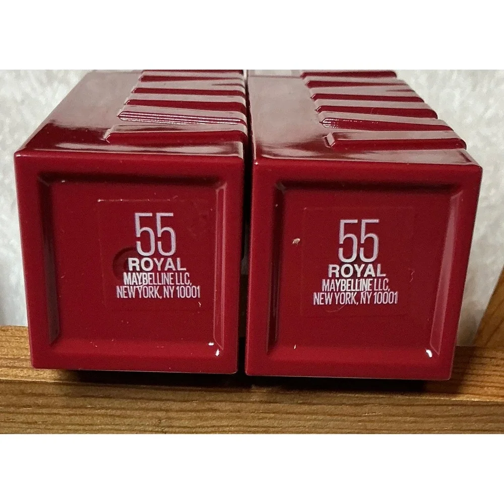 Maybelline SuperStay Vinyl Ink Liquid Lipstick 55 Royal 0.14 oz Lot of 2 New
